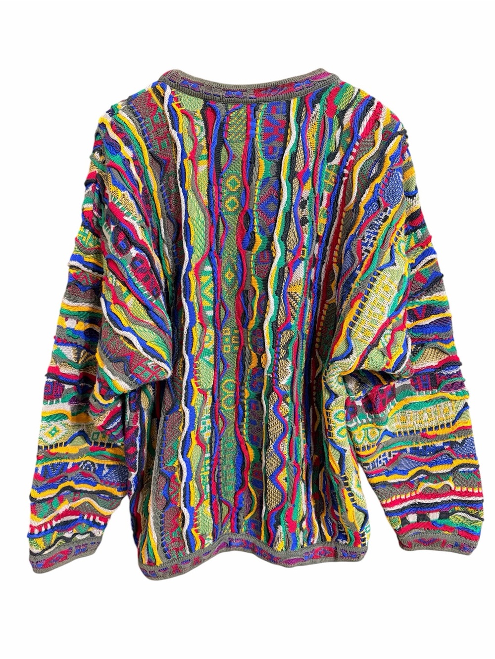 Vintage COOGI Crewneck Sweater Large Men's Multicolor Y2K Streetwear - Picture 5 of 12